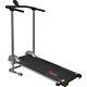 Sunny Health and Fitness SF-T1407M Manual Compact Walking Treadmill with LCD Mon