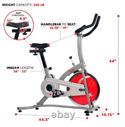Sunny Indoor Cycling Stationary Cycle Training Exercise Bike 22lb Flywheel NEW