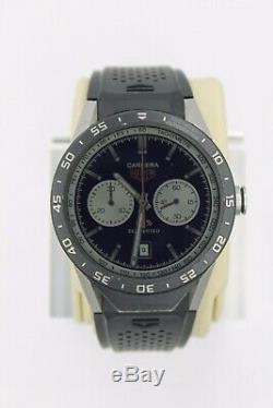 Tag Heuer Connected SAR8A80. FT6045 Smart Watch Mens Black LCD Digital Case 45 46