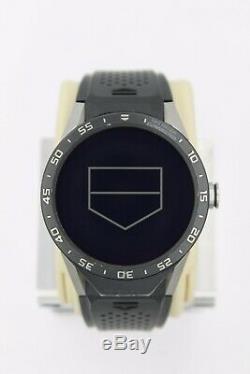 Tag Heuer Connected SAR8A80. FT6045 Smart Watch Mens Black LCD Digital Case 45 46