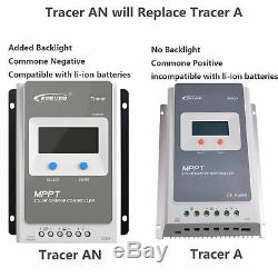 Tracer4210AN 40A MPPT Solar Panel Charge Controller Negative Ground 12 24V AUTO