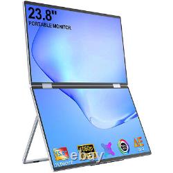 UPERFECT 15.6 Portable FHD Monitor Foldable Stackable for Dual Display Needs