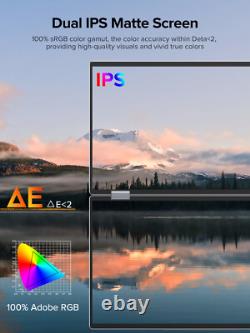 UPERFECT 15.6 Portable FHD Monitor Foldable Stackable for Dual Display Needs