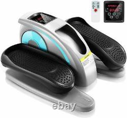 Under Desk Elliptical Machine, Pedal Bike Exerciser with LCD Display Home/Office