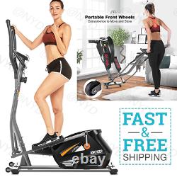 Upgraded Home 10 Level Resistance Magnetic Indoor Elliptical Machine Trainer USA