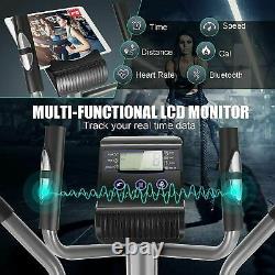 Upgraded Magnetic Elliptical Exercise Cardio Machine Fitness APP / Bluetooth