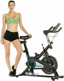 Upgraded Upright Exercise Bike Interactive Workout Trainer Heart rate