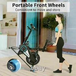 Upgraded Upright Exercise Bike Interactive Workout Trainer Heart rate