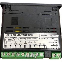Value Collection 12G484 1999 Display Span 200V LCD Digital Panel Meter