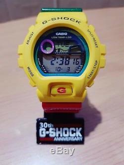 Vintage G-Shock GLX-6900A Information One Love Rasta Reggae Hip-Hop Moon&Tide