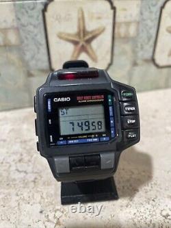 Vintage Rare Casio CMD-10 Digital Wrist Watch TV IR Remote Control Japan