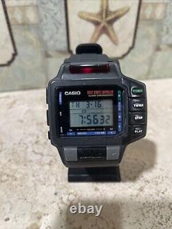 Vintage Rare Casio CMD-10 Digital Wrist Watch TV IR Remote Control Japan