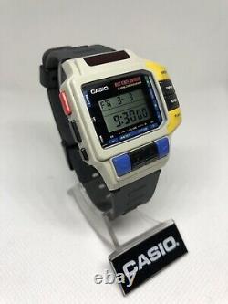 White Casio CMD-10 Remote Control TV Wrist Watch 1028 Japan Module