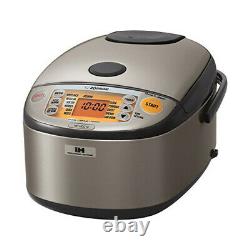 Zojirushi Induction Heating System Rice Cooker and Warmer (5.5-Cup/ Dark Gray)