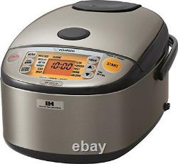 Zojirushi NP-HCC10XH Induction Heating System Rice Cooker And Warmer, 1 L, Dark