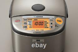 Zojirushi NP-HCC10XH Induction Heating System Rice Cooker And Warmer, 1 L, Dark